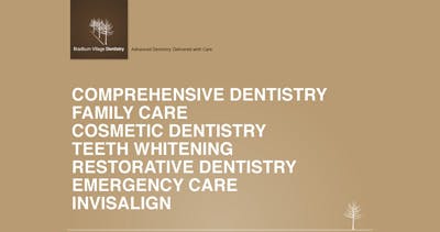 Bradburn Village Dentistry Website Screenshot