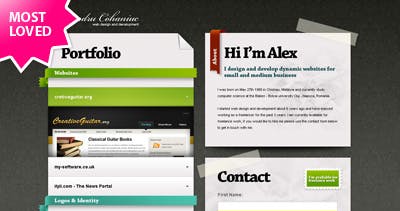 Alexandru Cohaniuc Website Screenshot