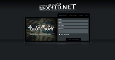 Blind Child Website Screenshot