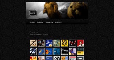 Fade Website Screenshot