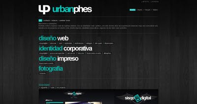 Urbanphes Website Screenshot