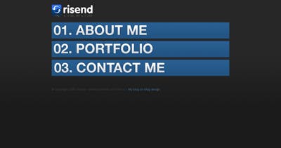 Risend Website Screenshot