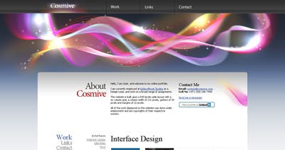 Cosmive Website Screenshot
