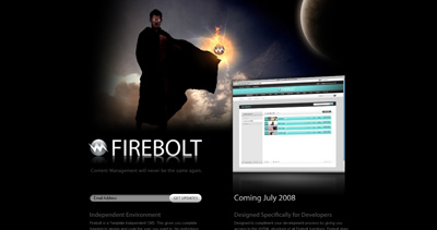 Firebolt Website Screenshot
