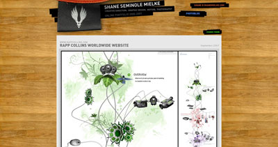 Shane Seminole Mielke Website Screenshot