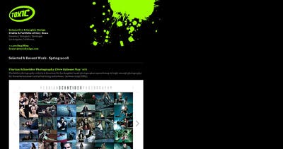 Toxic Design Website Screenshot