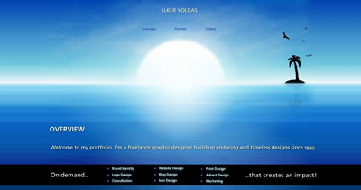 Ilker Yoldas Website Screenshot