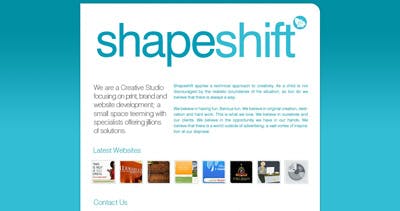 Shapeshift Website Screenshot