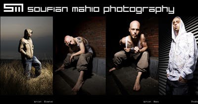 Soufian Mahio Photography Website Screenshot