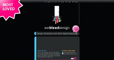 We Bleed Design Website Screenshot