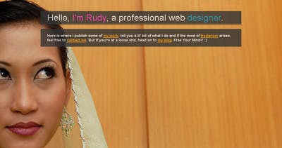 Hair Rudy Website Screenshot