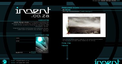 indent design studio Website Screenshot