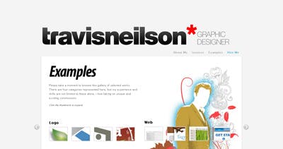 Travis Neilson Website Screenshot