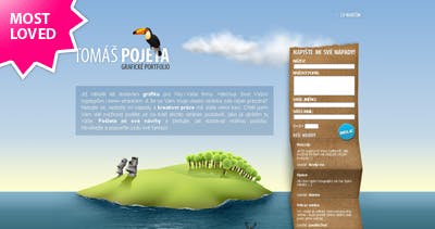 Tomáš Pojeta Website Screenshot