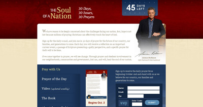 The Soul of a Nation Website Screenshot