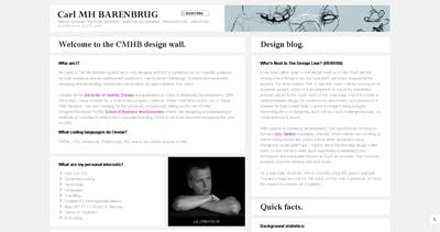 Carl MH Barenbrug Website Screenshot