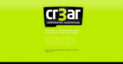 CR3AR Website Screenshot