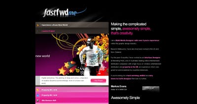 fastFwd 2008 Website Screenshot