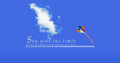 sky.ain’t.the.limit Website Screenshot