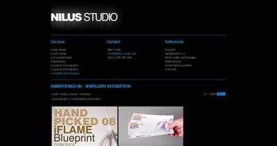 Nilus Studio Website Screenshot