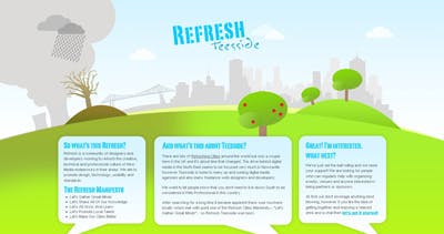 Refresh Teesside Website Screenshot