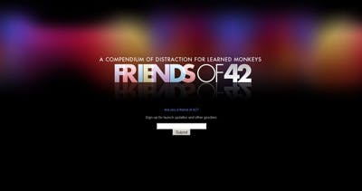 Friends of 42 Website Screenshot