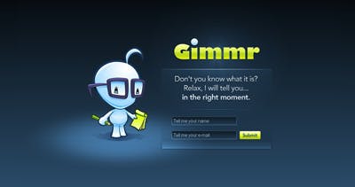 Gimmr Website Screenshot