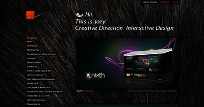 Joey Santos Website Screenshot