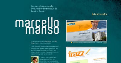 Marcello Manso Website Screenshot