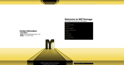 METAimago Website Screenshot