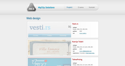 MyCity Solutions Website Screenshot