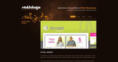 Rich Bachman Website Screenshot