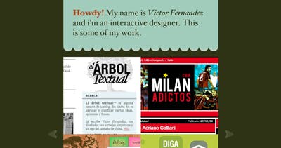 Víctor Fernández Website Screenshot