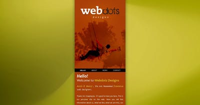 WEBdots Designs Website Screenshot