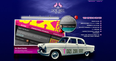 The Dickie Birds Web Studio Website Screenshot