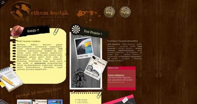 Ethem BUDAK Website Screenshot
