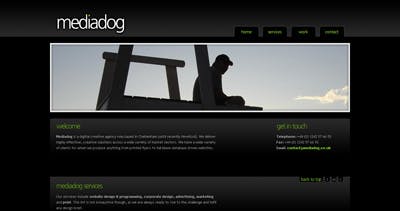 Mediadog Website Screenshot