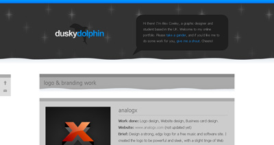 Dusky Dolphin Website Screenshot