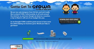 Gotta Get To FOWA Website Screenshot