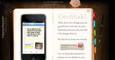 HappyTapper Website Screenshot