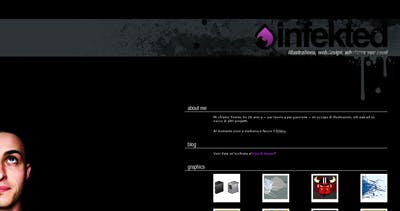 infekted Website Screenshot