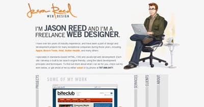 Jason Reed Web Design Website Screenshot