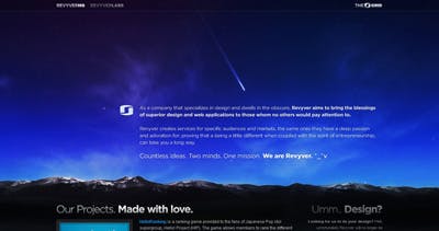 Revyver Website Screenshot