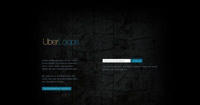 Uber Loops Website Screenshot