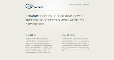 1020concepts Website Screenshot