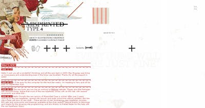 misprinted type Website Screenshot
