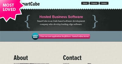 SmartCube Website Screenshot