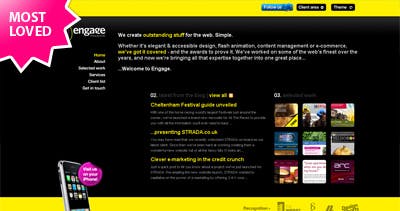 Engage Interactive Website Screenshot