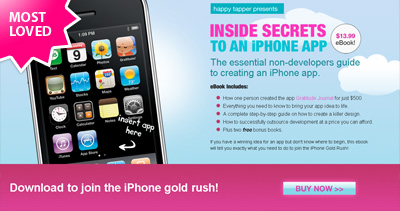 Inside Secrets To An Iphone App Website Screenshot