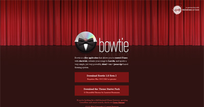 Bowtie Website Screenshot